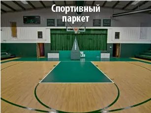 Спортивный паркет из массива дерева