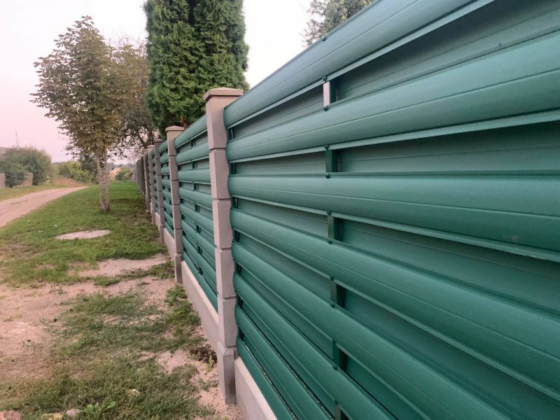 Металлоштакетник ЕВРОПЛАНКА 120 мм / Собственное производство / Минск
