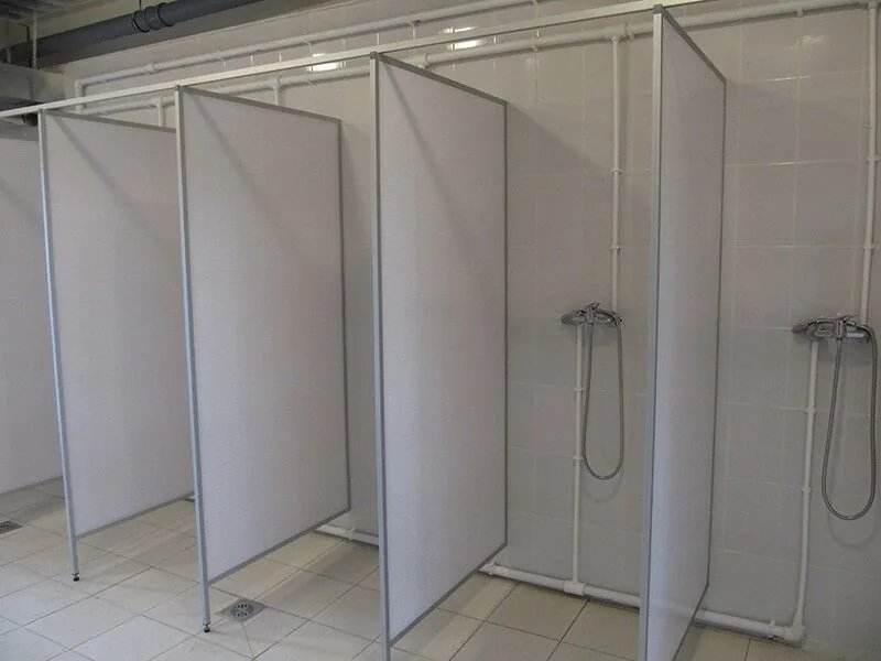 Перегородки из ПВХ, алюминия и ДСП
